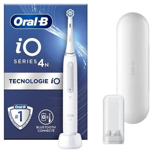 Brosse &agrave; dents &eacute;lectrique iO4 connect&eacute;e - 80363959 - Blanc - Sans fil
