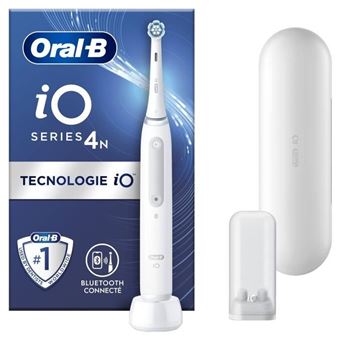 Brosse à dents électrique iO4 connectée - 80363959 - Blanc - Sans fil - 1