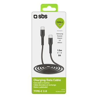 Câble de charge avec connecteurs Type C 2.0- SBS