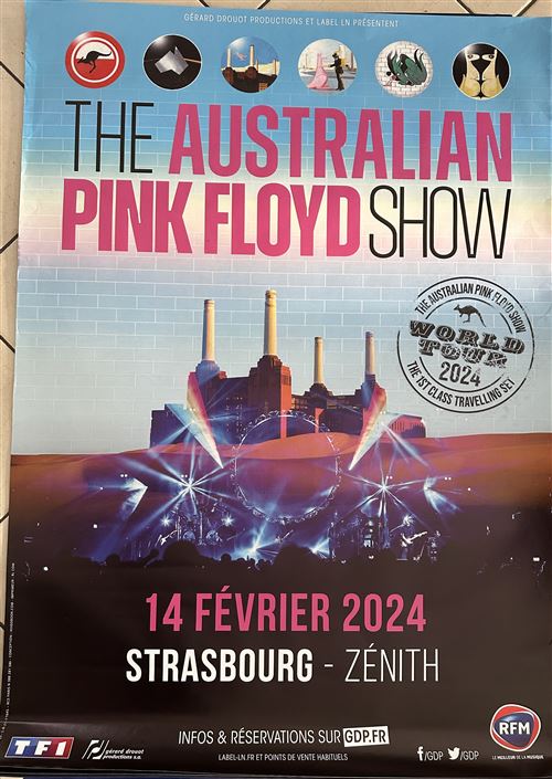 Affiche - The Australian PINK FLOYD Show - World Tour 2024 - 82x120cm