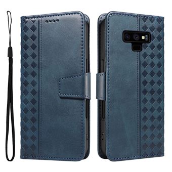 Étui FOXDOCK pour Samsung Galaxy Note 9 protection antichoc, design élégant, coque en cuir avec emplacements pour cartes et dragonne, compatible avec Samsung Galaxy Note 9-Bleu - 1