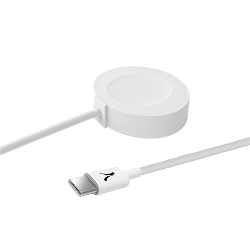 Non Communiqué Blanc Akashi Cable Usb Type-C Compatible Apple Iwatch - Image 1