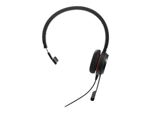 Jabra Noir Evolve 20 Se Casque Avec Fil Arceau Bureau/Centre D'appels Usb Type-C / Usb Type-A - Neuf - Image 4