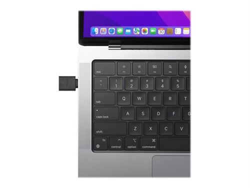 Kensington CA1010 - Adaptateur USB - USB-C (M) pour USB type A (F) - 5 V - 3 A - sans halogène, moulé - noir