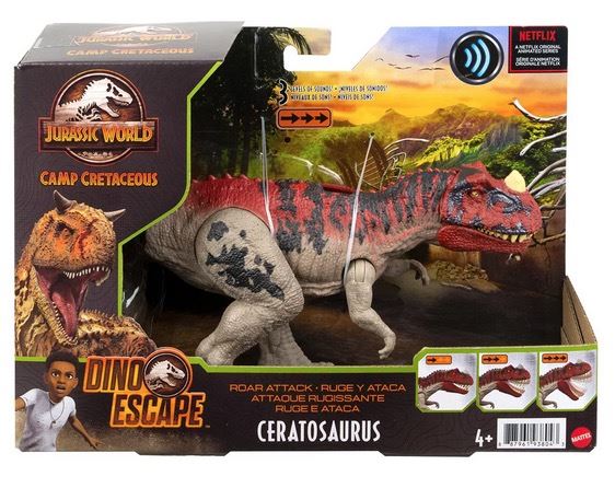 Figurine dinosaure Jurassic World Skorpiovenator Sonore de MATTEL pour enfants dès 4 ans Figurine dinosaure Jurassic World Skorpiovenator Sonore de MATTEL pour enfants dès 4 ans