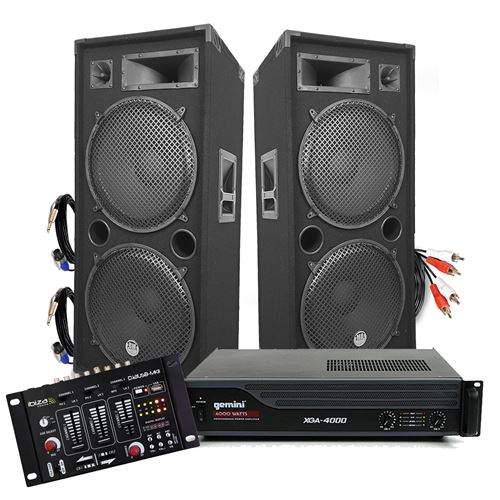 Kit Enceintes JBL SMS1 – 4.1 Actif 120W – Avec Ampli – Idéal Pour Bar/restaurant/pub