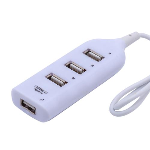 Distributeur Répartiteur Multiple Concentrateur Multi-Hubs Câblé Micro Usb 2.0 Alimentation Ordinateur Pc