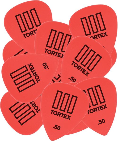 12 mediators Dunlop Tortex T3 0.50mm - 462P50