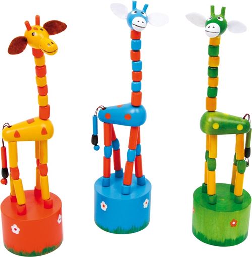 Small Foot girafes à pression 3 pièces 18 cm