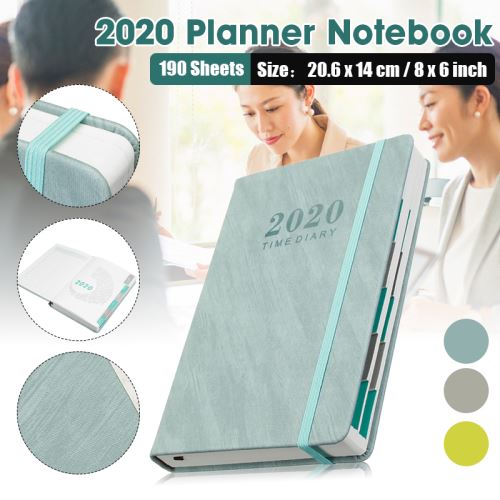 Agenda 2020 Agenda Carnet Hebdomadaire Planificateur Mensuel Agenda Agenda Bleu