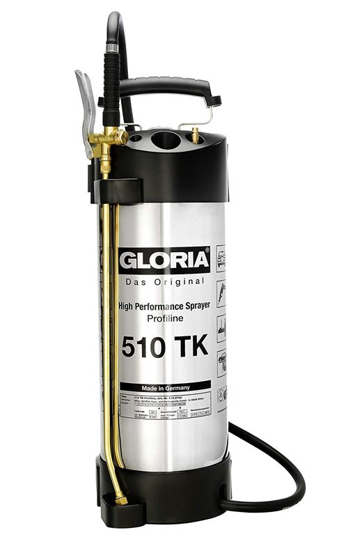 Gloria 510TKProfi Pulvérisateur en acier inoxydable 10 l