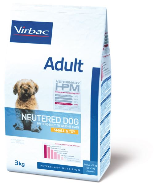 Meilleurs prix pour VIRBAC VETERINARY HPM Physiologique Adult Neutered Dog Small & Toy-Adult Neutered Dog Small & Toy