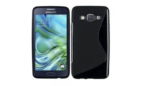 Coque souple Housse S-Line noire Samsung Galaxy A3