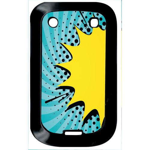 Coque Blackberry Bold 9900 Fond Comics Bleu