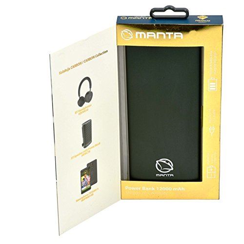 Power Bank 12000 Mah Mpb912b Couverture Noir
