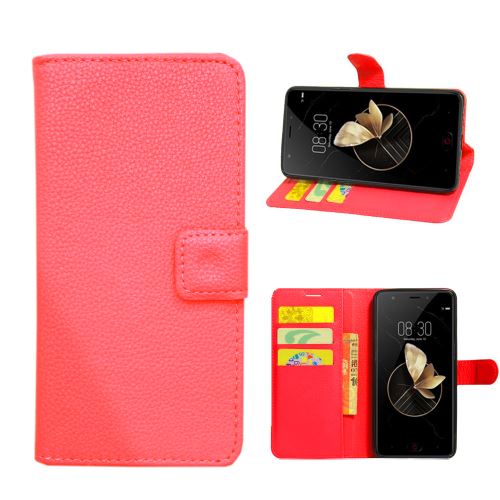 Etui Housse Portefeuille Pour Alcatel A7 XL - Rouge