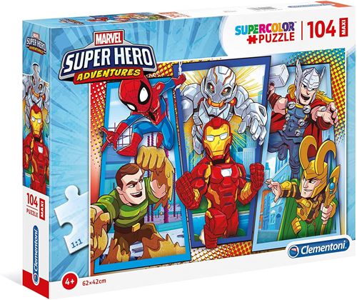 Clementoni puzzle Disney Super Hero Adventures 104 pièces