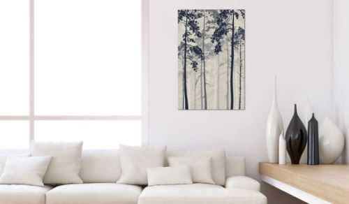 Tableau - Forest In Fog .Taille : 80x120