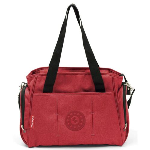 FISHER PRICE Maman Et Papa Sac à Langer Besace Spécial Rouge