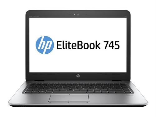 HP Elitebook 745 G3 Notebook - Amd A10 - Pro-8700B / Jusqu'À 3.2 Ghz - Win 7 Pro 64 Bits (Comprend Licence Windows 10 Pro 64 Bits) - Radeon R6 - 4 Go Ram - 500 Go Hdd - 14" Tn 1366 X 768 (Hd) - Wi-Fi 5 - Clavier : Allemand