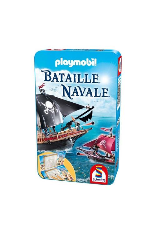 SCHMIDT SPIELE Jeu de poche Playmobil Bataille navale