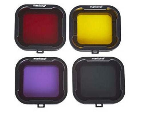 Filtre d'objectif Mantona 21280 Adapté pour (GoPro)=GoPro Hero 4, GoPro Hero HD 3+, caméras sport