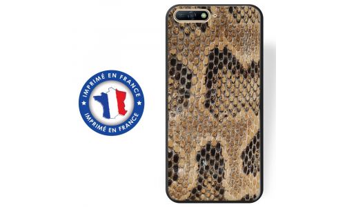 Coque souple pour Huawei Y6 (2018) avec impression Motifs peau de serpent