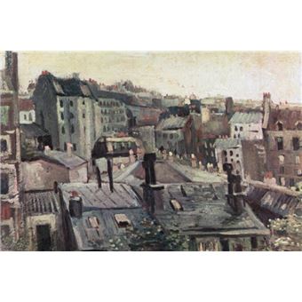 Vincent Van Gogh Papier Peint Photoposter Autocollant Vue Des