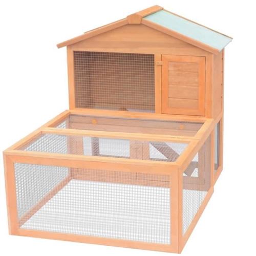 Vidaxl - Cage pour animaux Bois Brun