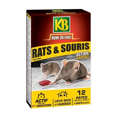 KB Pâte prets a l'emploi anti-rats et souris - 120 g