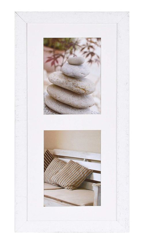 Henzo Cadre Photo En Bois Driftwood, Bois, Weiss, 15 X 20 X 1.5 Cm