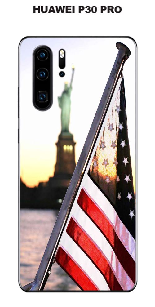 Coque New York Drapeau pour Huawei P30 PRO