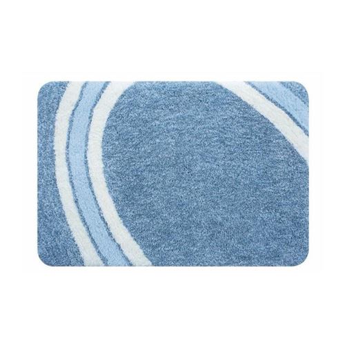 SPIRELLA Tapis de bain CURVE 60x90 cm - Bleu