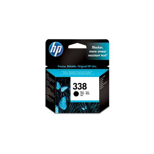 HP 338 - 11 ml - noir - original - cartouche d'encre - pour Officejet 100, 100 L411, 150, H470, K7103; Photosmart 26XX, C3173, C3175, C3193, C3194