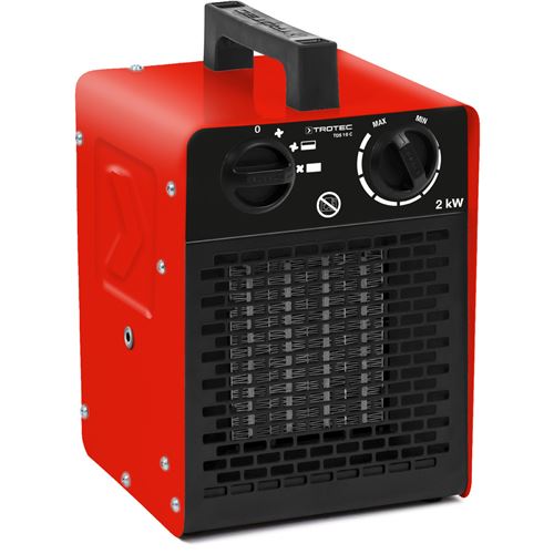 TROTEC Chauffage soufflant c&eacute;ramique TDS 10 C - 2 Vitesses - Ventilateur - Anti-surchauffe
