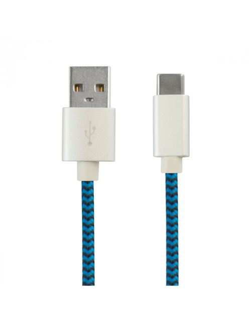 Cable Bleu Usb Type C Vers Usb Type A Sport Ksix
