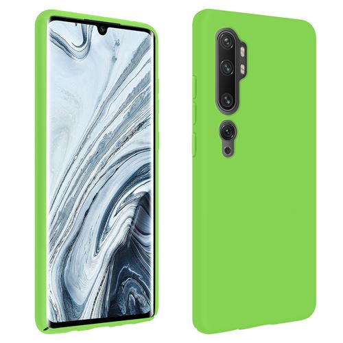 Coque Pour Xiaomi Mi Note 10 / Note 10 Pro Semi-rigide Finition Soft Touch Vert