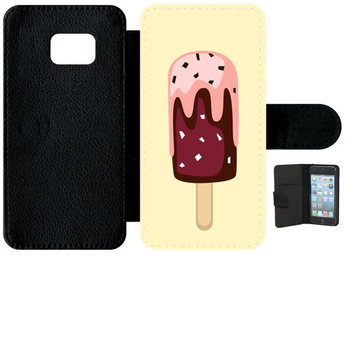 Etui À Rabat Samsung Galaxy S6 Edge Glace Baton Rouge