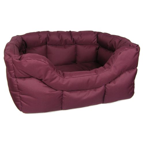 P&L - Panier rectangle imperméable - Chien (Jumbo) (Bordeaux) - UTVP240