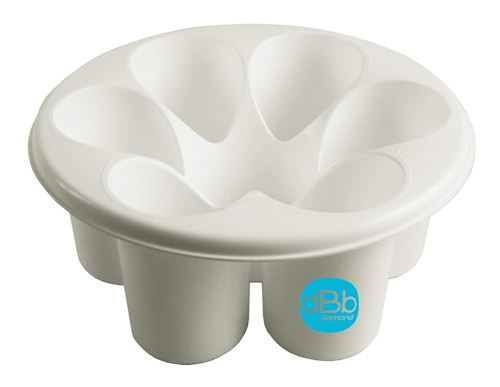 dBb Remond Porte Biberon Egouttoir Fleur Blanc