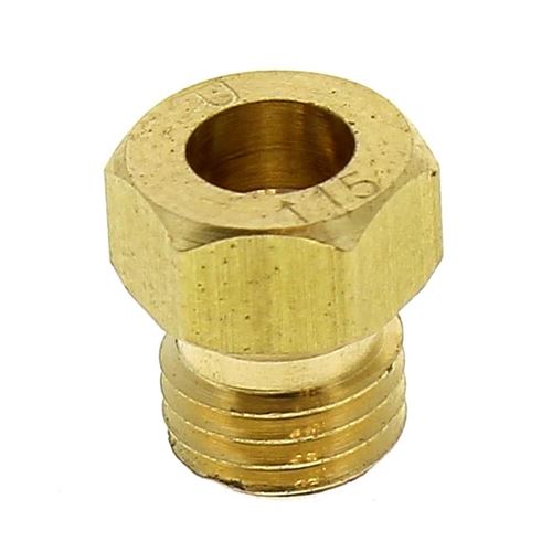 Injecteur 115 gaz naturel pour Cuisiniere Far, Cuisiniere Beko, Table de cuisson Beko, Cuisiniere Leisure
