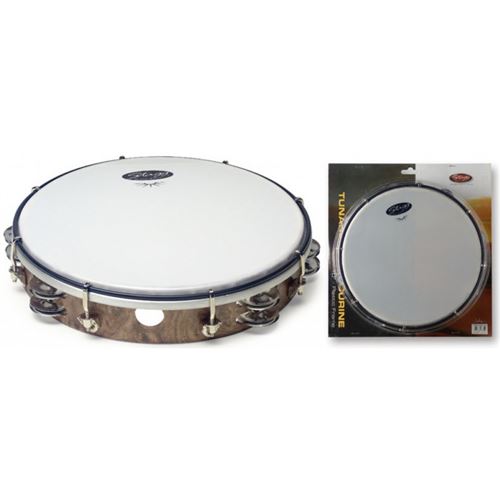 STAGG 10TAMBOURIN 2RG CYM/PLST BOIS