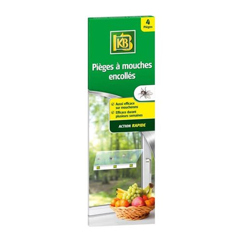 kb 4 pieges a mouches encollés