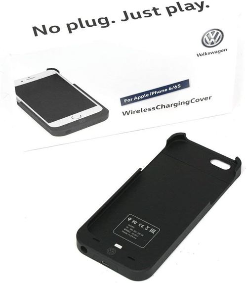 Volkswagen 000051435 AE Wireless Charging Cover d'origine VW Adaptateur pour Apple iPhone 6/6S Station de Charge sans Fil