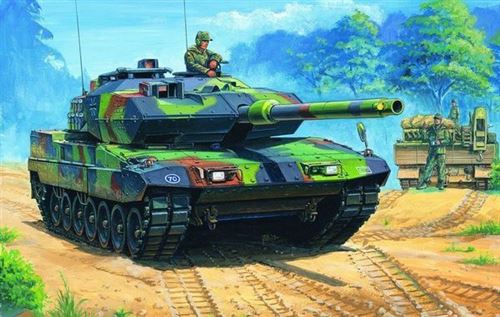 Hobby Boss German Leopard 2 A6ex Tank - 1:35E - Image 1