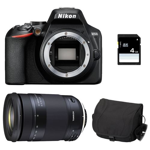 Nikon d3500 + tamron 18-400 vc + sac + carte sd 4go