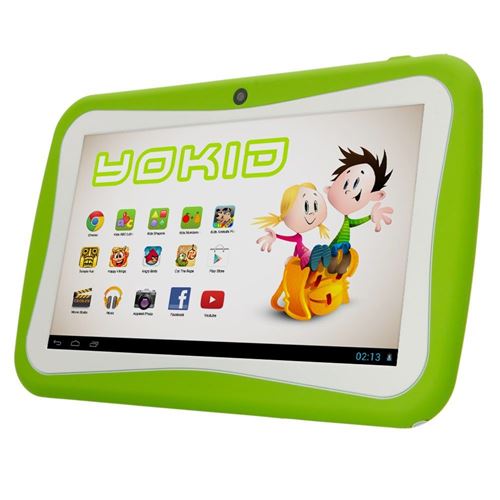Tablette Tactile 7' Jouet Numérique Enfant Android Lollipop Quad Core 8 Go Vert - YONIS