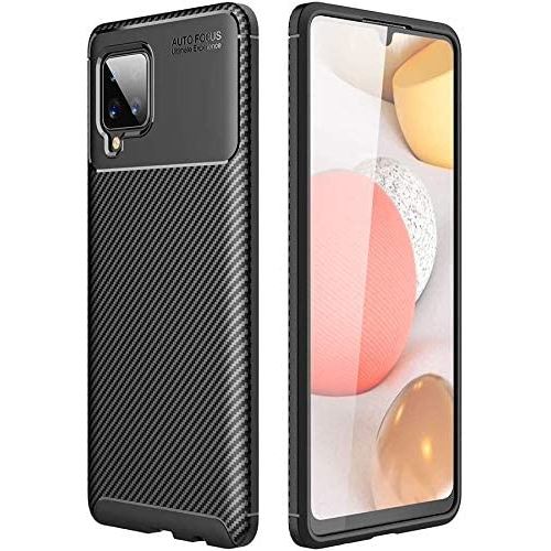 Coque brossée noire pour Samsung Galaxy A12 4G Carbon Antichoc XEPTIO