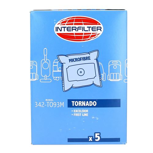 Sacs aspirateur par 4 microfibres pour Aspirateur Tornado