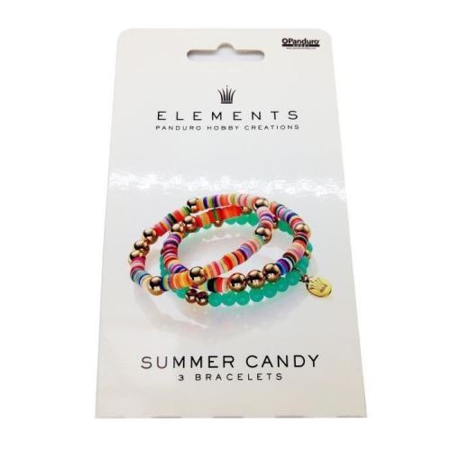 Panduro kit 3 bracelets summer candy 700575